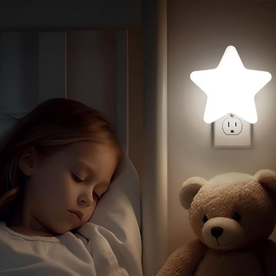 Veilleuse bébé -Forme étoile décorative