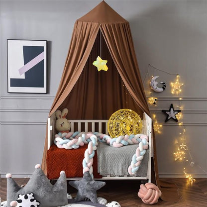Ciel de lit bébé _gris foncé