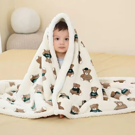 Couverture bébé- image poupée