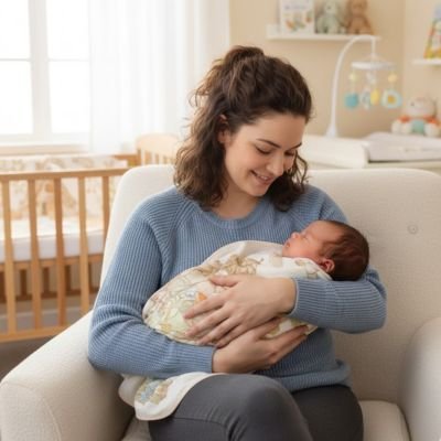 Couverture bébé- tissu chaud