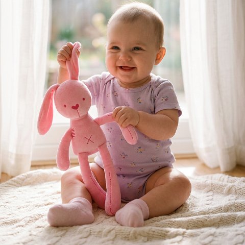 Doudou lapin_ lavable