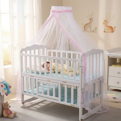 Moustiquaire lit bébé -bien endormi