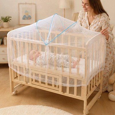 Moustiquaires lit bebe- une circulation d'air optimale pour le confort du nourrisson