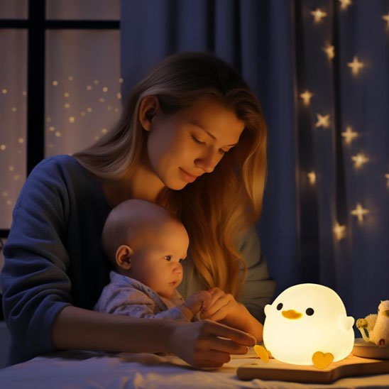 Veilleuse bébé- crée une ambiance rassurante