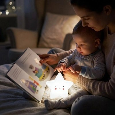 Veilleuse bébé- éclaire le lit