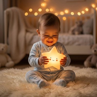 Veilleuse bébé- forme ludique