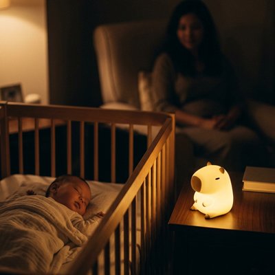 Veilleuse bébé -Rechargeable sans fil