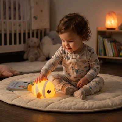 Veilleuse bébé-Rechargeable