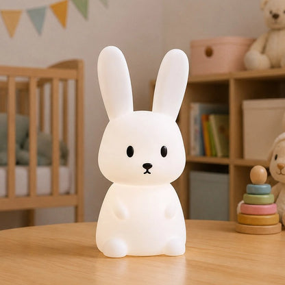 Veilleuse lapin blanc.